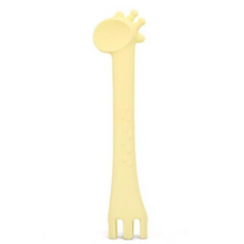 Load image into Gallery viewer, Single Silicone Feeding Spoon + Fork
