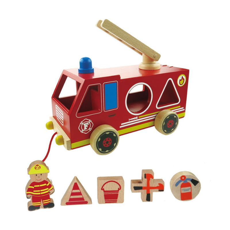 Fire Truck with Blocks