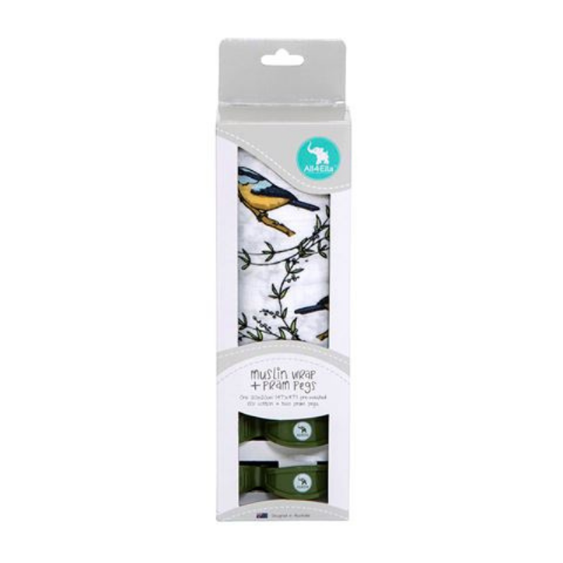 Muslin & 2 Pram Peg Box Set