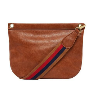 Lennox Crossbody - Tan Pebble