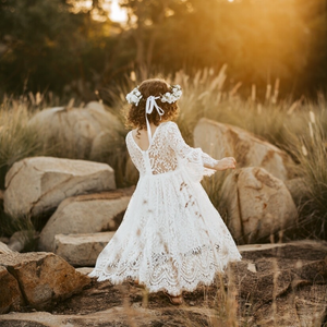 Cleo White Boho Dress