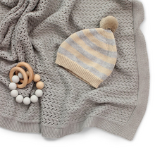 Load image into Gallery viewer, Bailey Pointelle Baby Blanket

