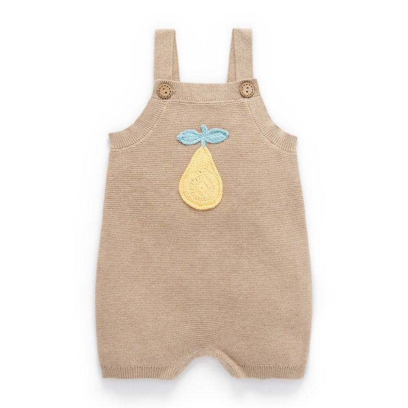 Pear Knitted Overalls