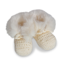 Load image into Gallery viewer, Cutie Faux Fur Pom Pom Booties
