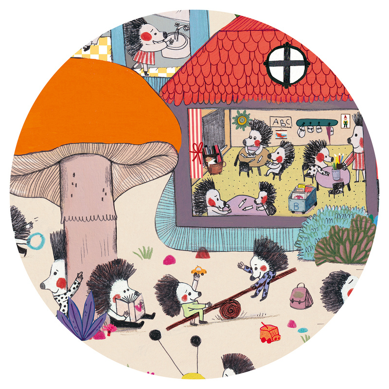 Hedgehog School Puzzle