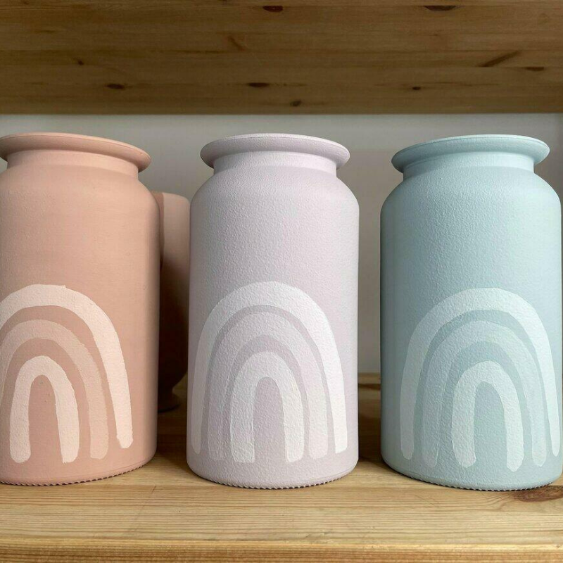 Rainbow Vase - Purple
