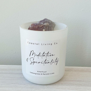 Meditation + Spirituality Candle