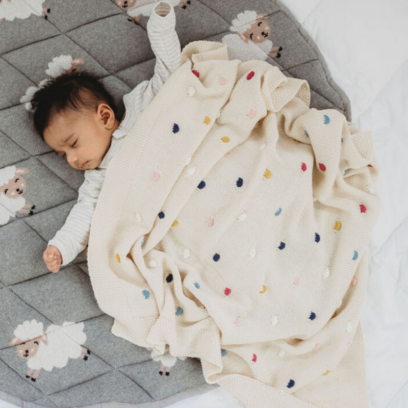 Confetti Natural Blanket