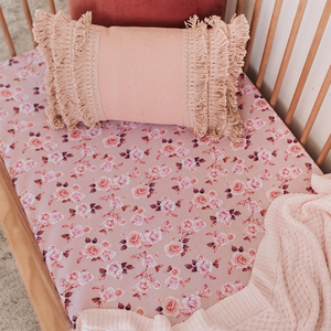 Blossom Fitted Cot Sheet.