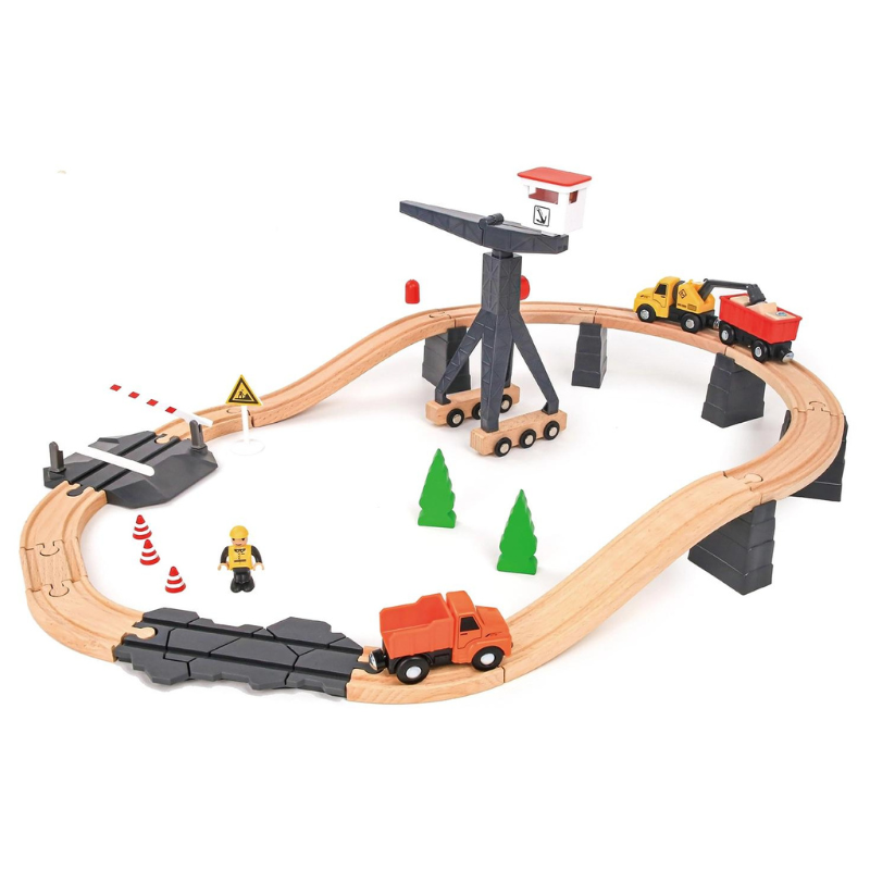 Construction Yard Train Set