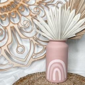 Rainbow Blush Vase