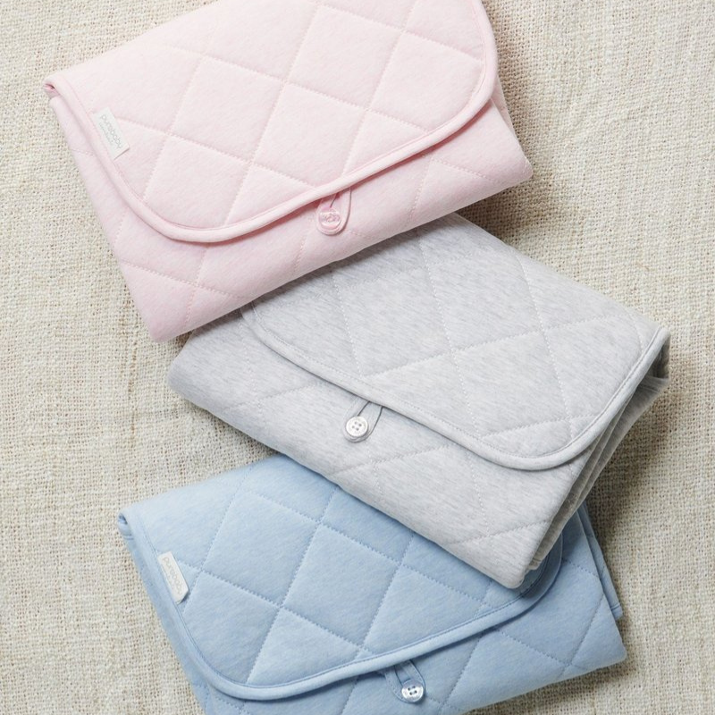 Quilted Change Mat - Grey