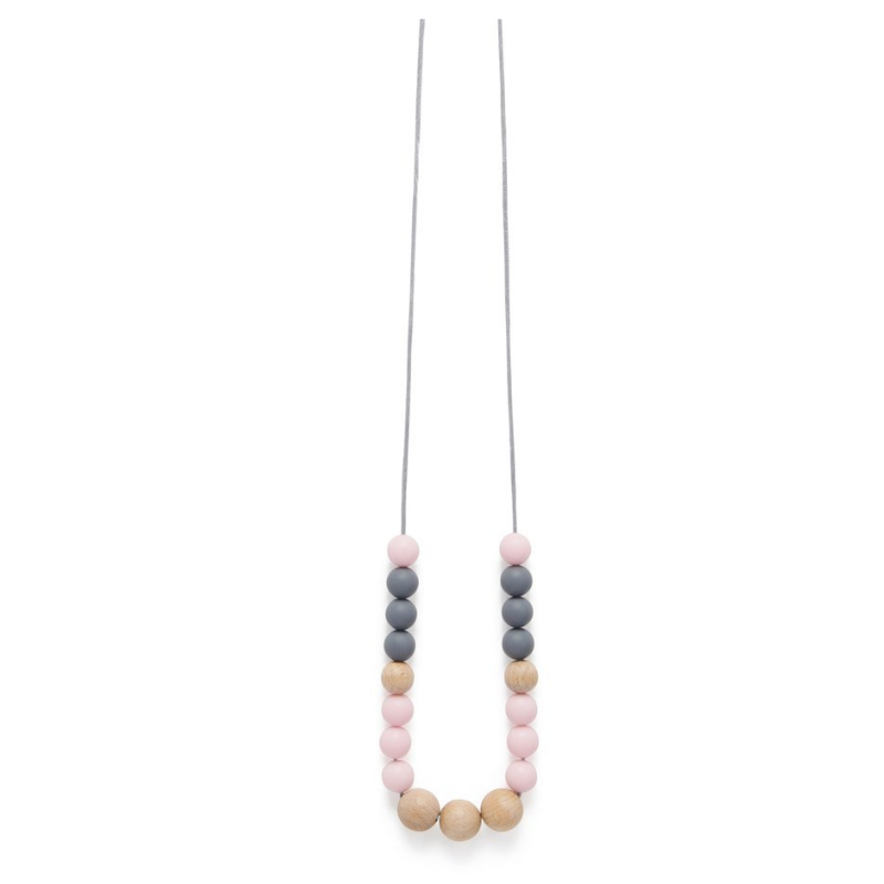 Teething Necklace - Pink