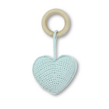 Load image into Gallery viewer, Heart Crocheted Rattle
