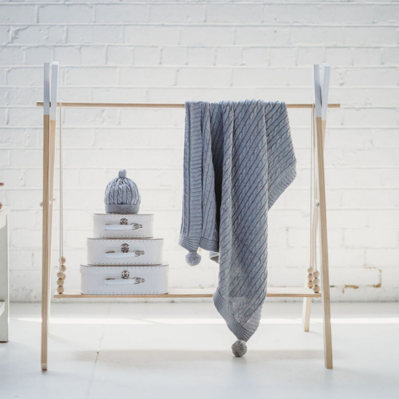 Sasha Blanket - Grey