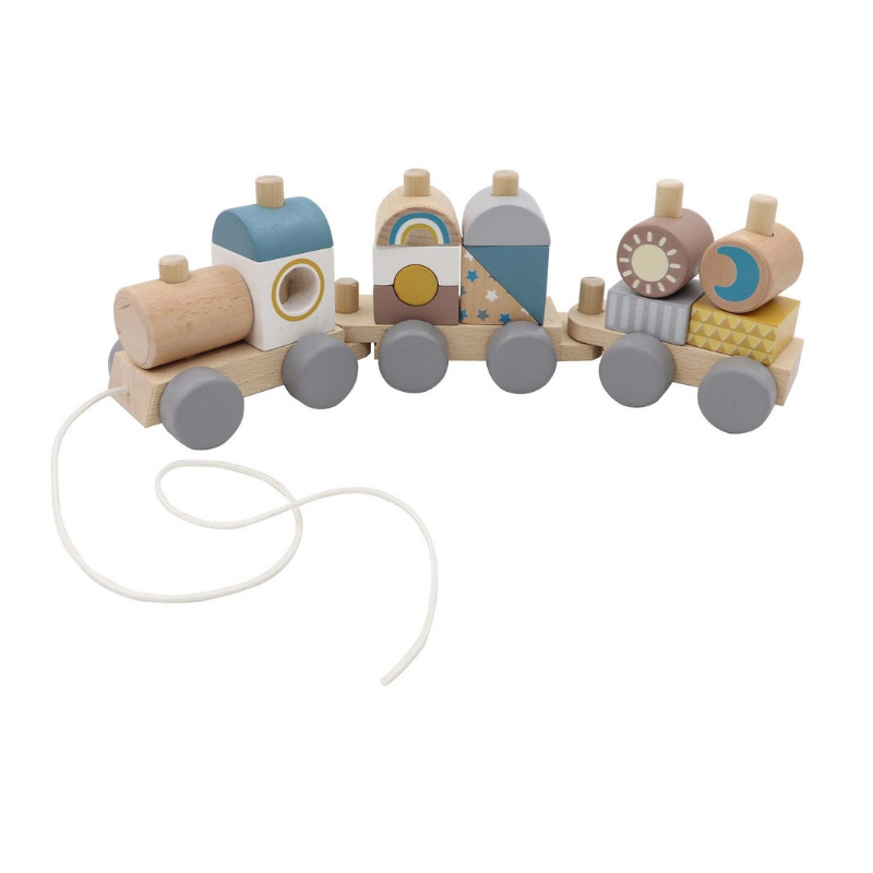 Wooden Block Train