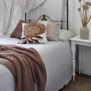 Tanami Throw - Woodrose