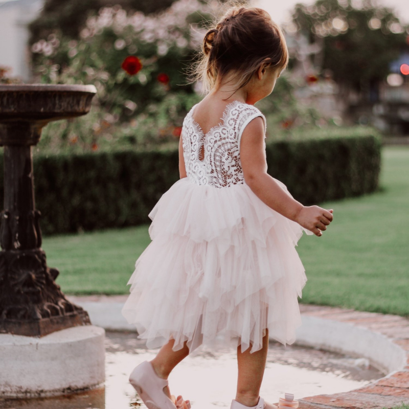 Aurora Grace White & Peach