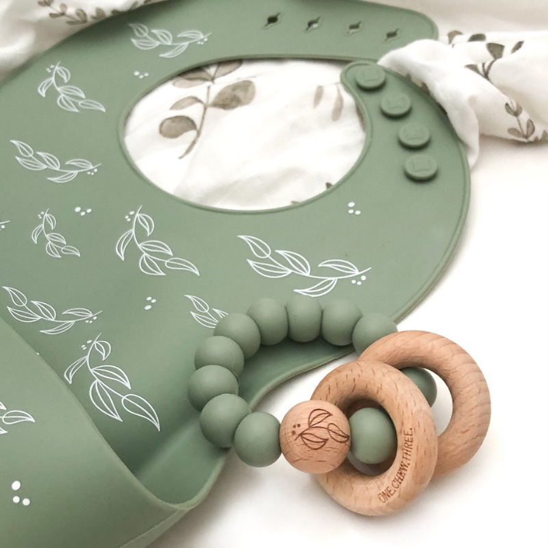 Elements Teether - Sage Foliage