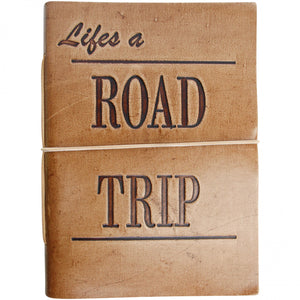 Road Trip Leather Notebook