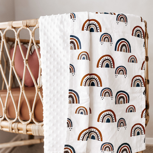 Rainbow Dusk Minky Blanket