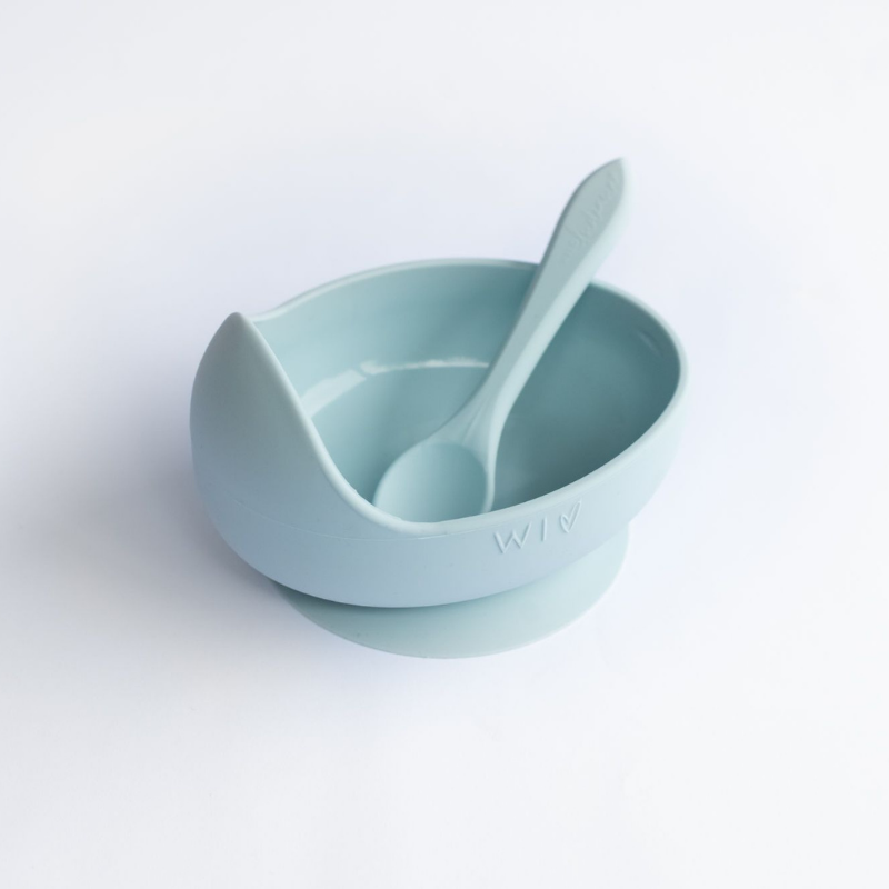 Silicone Bowl Set - Duck Egg