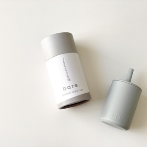 Grey Silicone Sippy Cup